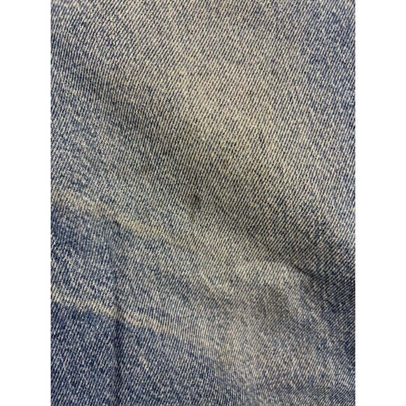 Vintage Levi's 540 Relaxed Jeans Men's W40 Blue Denim Tapered Leg Leather Patch - Picture 9 of 13